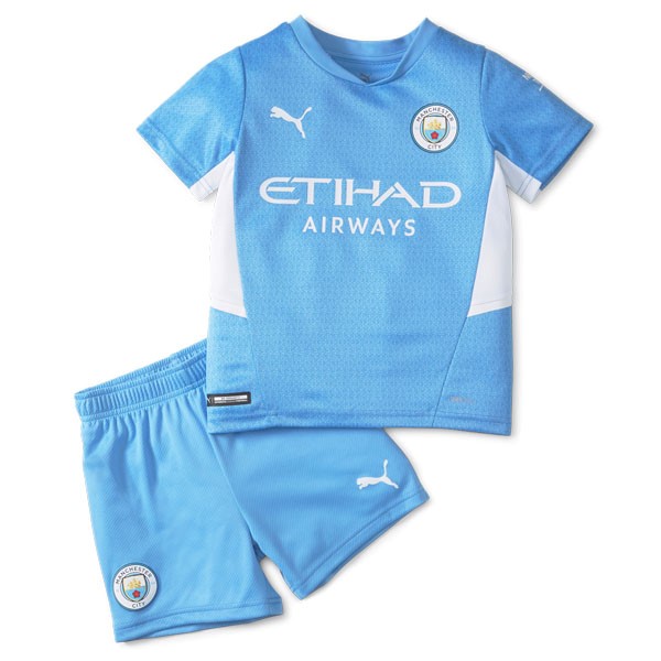 Heimtrikot Manchester City Kinder 2021-2022 Günstige Fußballtrikots